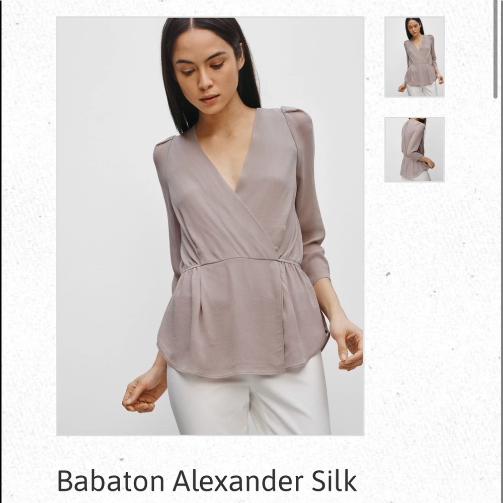 Aritizia Babaton-New with tags Alexander silk blouse